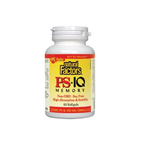 Natural Factors PS Memory Natural Concentration and Brain Activity 60 Capsules