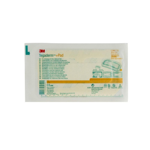 3M Tegaderm +Pad Transparent Sterile Dressing with Absorbent Pad 3.54"/7.87" (9/20 cm)