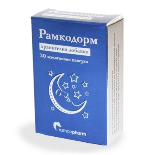 Ramcopharm Ramcodorm for Peaceful and Restful Sleep Without Tension and Stress 30 Capsules