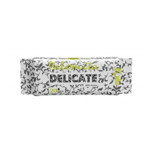 Palomita Delicate Every Day Daily Sanitary Pads with Pleasant Scent 20 pcs