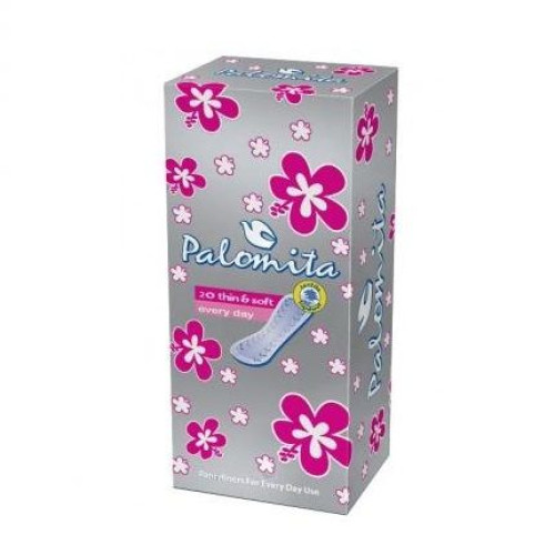 Palomita Thin and Soft Delicate Daily Sanitary Pads with High Absorption 20 pcs