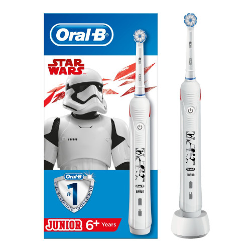 Oral-B Junior Smart Star Wars Children's Electric Toothbrush 6+ with Timer 1 pc