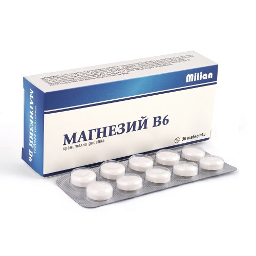 Capeypharma Milian Magnesium B6 for Healthy Muscles and Bones 30 Tablets