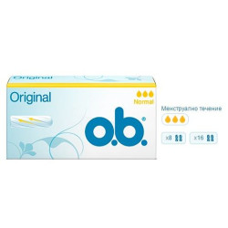 O.b. Original Normal Daily Tampons for Maximum Protection 8 pcs