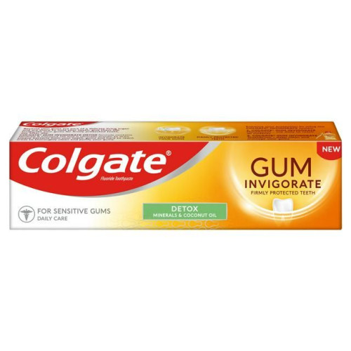 Colgate Gum Invigorate Detox Toothpaste for Effective Teeth Cleaning 2.54 fl oz (75 ml)