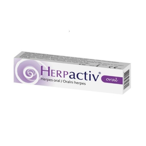 Herpactiv Oral for Herpes Infection of the Mouth with Fast Action 0.2 fl oz (6 ml)