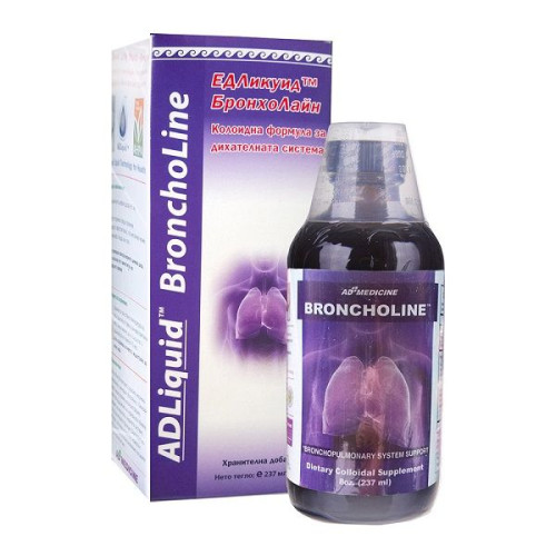 Ad Medicine ADLiquid Broncholine for Cough Relief and Bronchial Secretion Liquefaction 8.01 fl oz (237 ml)