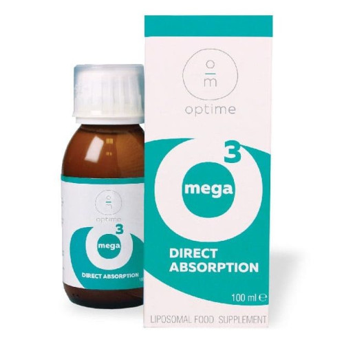 Optime Omega-3 Liposomal Supplement for Good Vision and a Healthy Heart 3.38 fl oz (100 ml)