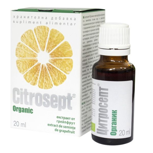 Citrosept Organic Extract for High Immunity Against Colds and Flu 0.68 fl oz (20 ml)