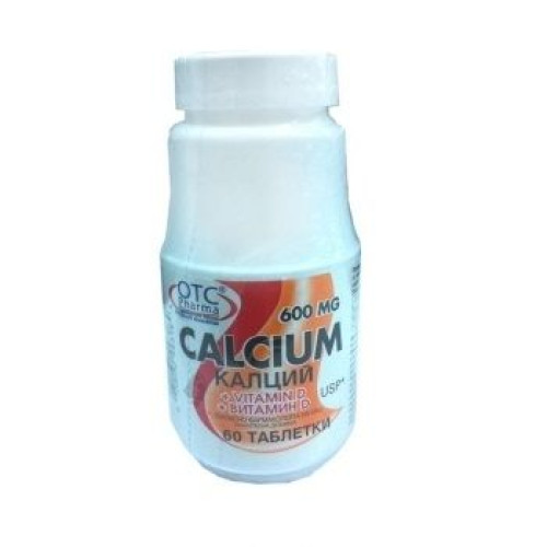 Perrigo Calcium + Vitamin D for Joint and Muscle Pain 600 mg 60 Tablets