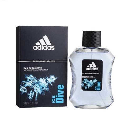 Adidas Ice Dive Eau De Toilette for Men 3.38 fl oz (100 ml)