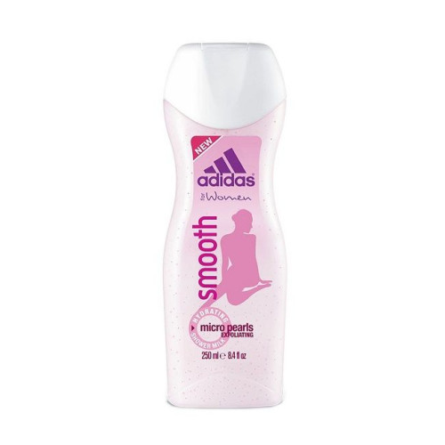 Adidas Smooth Exfoliating Shower Gel for Women with Micro Pearl Extract 8.45 fl oz (250 ml)