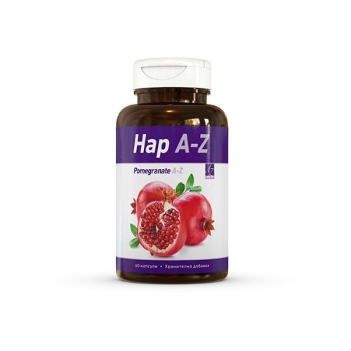 Andean Medicine Centre Pomegranate A-Z for a Healthy Circulatory and Immune System 450 mg 60 Capsules