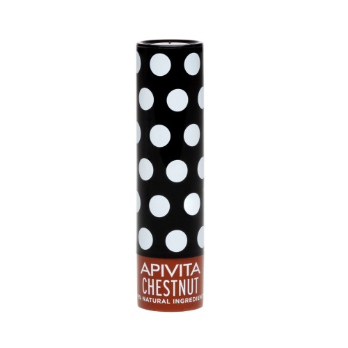 Apivita Lip Balm Chestnut with Chestnut and Chocolate Color 0.16 oz (4.4 g)