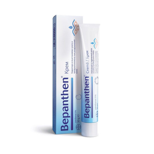 Bayer Bepanthen Cream for Dry and Irritated Skin for Children and Adults 1.06 oz (30 g)