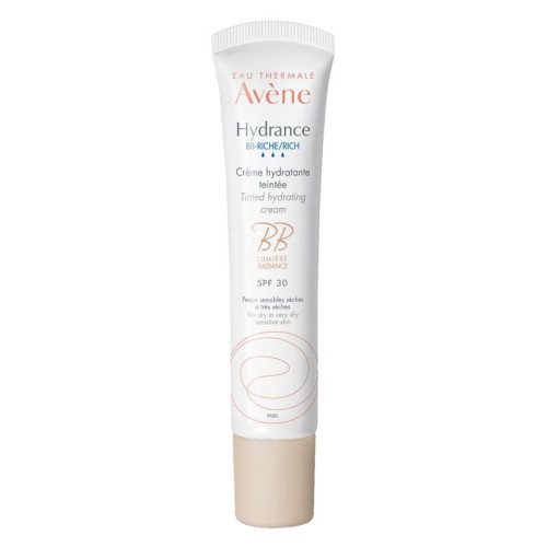 Avene Hydrance Rich Bb Rich Hydrating Tinted Cream for Sensitive and Very Dry Skin SPF 30 1.35 fl oz (40 ml)