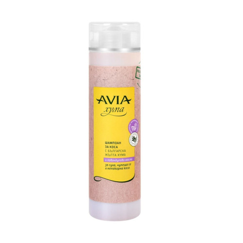 Avia Shampoo with Yellow Clay and Lavender Oil for Dry Hair 8.45 fl oz (250 ml)