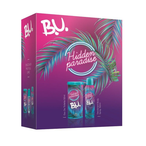 B.U. Hidden Paradise Promo Set for Women Eau De Toilette and Deodorant Spray