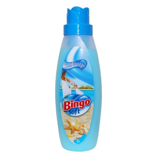 Bingo Soft Sea Breeze Fabric Softener with Sea Breeze Scent 33.81 fl oz (1000 ml)