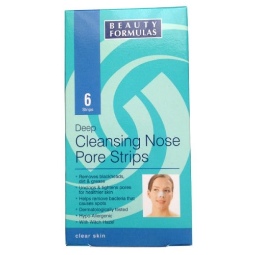 Beauty Formulas Deep Cleansing Nose Strips 6 pcs