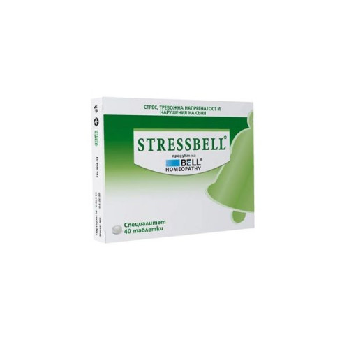 Bell Homeopathy Stressbel for Anxiety and Sleep Disorders 40 Tablets