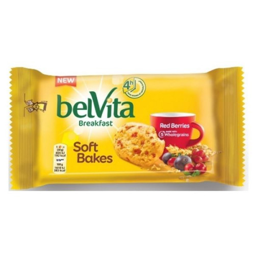 Belvita Breakfast Soft Whole Grain Biscuits with Cranberry 1.76 oz (50 g)