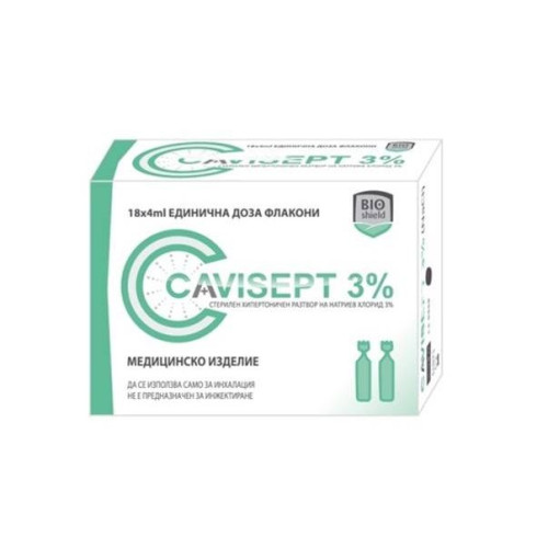 BioShield Cavisept 3% 0.14 fl oz (4 ml) 18 Drinking vials