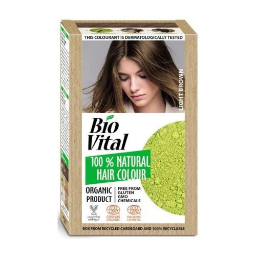 Biovital Natural Hair Dye Color 3 Light Brown 1 pc