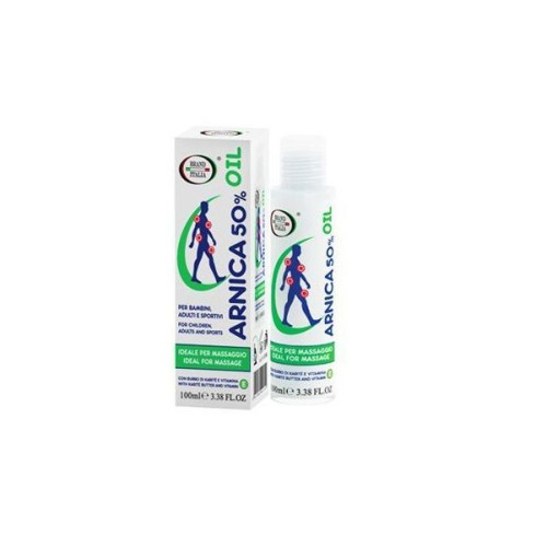 Brand Italia Arnica 50% Massage Oil with Arnica 3.38 fl oz (100 ml)
