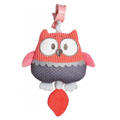 Canpol Babies Soft Musical Toy Pastel Friends Coral