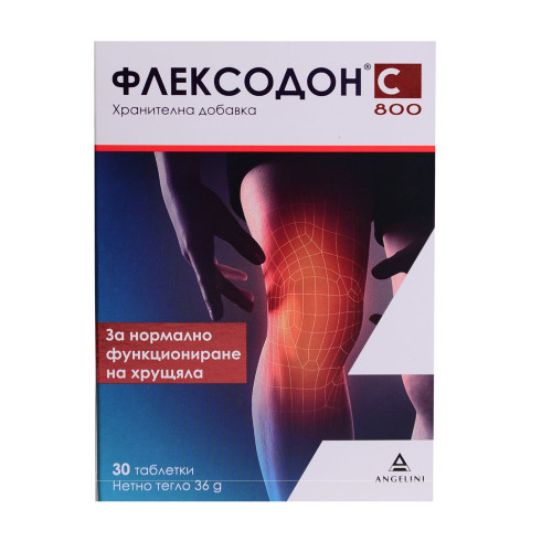 Flexodon C for Healthy Muscles Joints and Bones in Osteoarthritis 800 mg 30 Tablets
