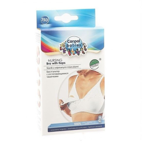 Canpol Babies Nursing Bra with Removable Cups - Size 75D