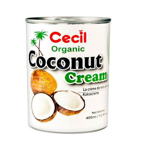 Cecil Organic Coconut Cream 13.53 fl oz (400 ml)