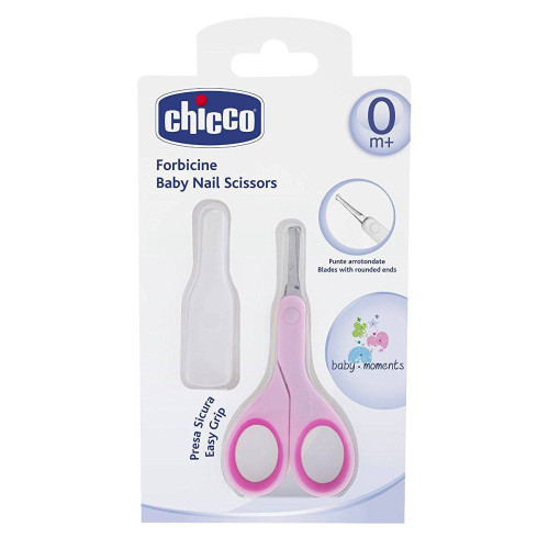 Chicco Baby Nail Clippers for Children Pink 0+ Months