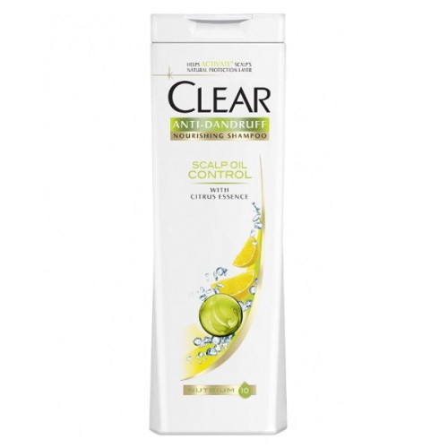 Clear Scalp Oil Control Anti-Dandruff Shampoo for Oily Hair with Citrus Scent 8.45 fl oz (250 ml)