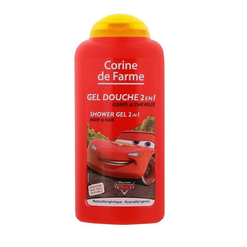 Corine De Farme Disney Cars Gentle Wash Gel for Hair and Body 8.45 fl oz (250 ml)