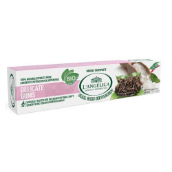 Langelica Organic Toothpaste for Sensitive Gums with Cloves and Chervia Salt 2.54 fl oz (75 ml)