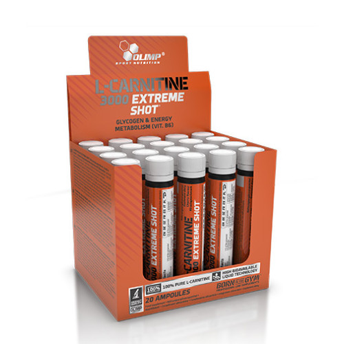 Olimp L-Carnitine 3000 Extreme Shot Orange 20 x 0.85 fl oz (25 ml)