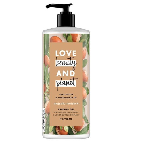 Love Beauty and Planet Shea and Sandalwood Moisturizing Body Wash 16.91 fl oz (500 ml)