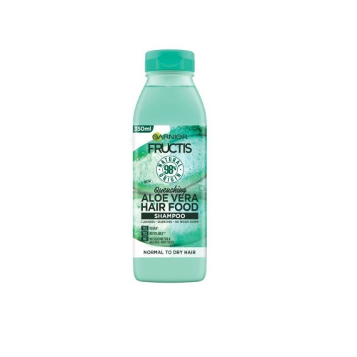 Garnier Fructis Aloe Vera Hair Food Hydrating Shampoo for Normal to Dry Hair Aloe Vera 11.83 fl oz (350 ml)