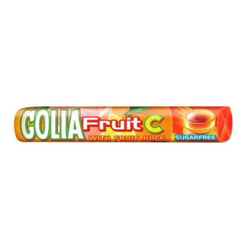Golia Fruit C Refreshing Candies with Vitamin C and Citrus Flavor Syrup 1.2 oz (34 g)