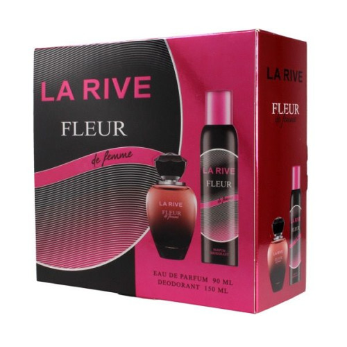 La Rive Fleur Promo Set for Women Perfume and Deodorant Spray