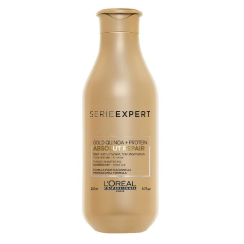 L'oreal Professionnel Absolut Repair Gold Smoothing Conditioner for Severely Damaged Hair 6.76 fl oz (200 ml)