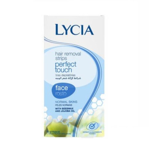 Lycia Facial Hair Removal Strips for Normal Skin 20 pcs