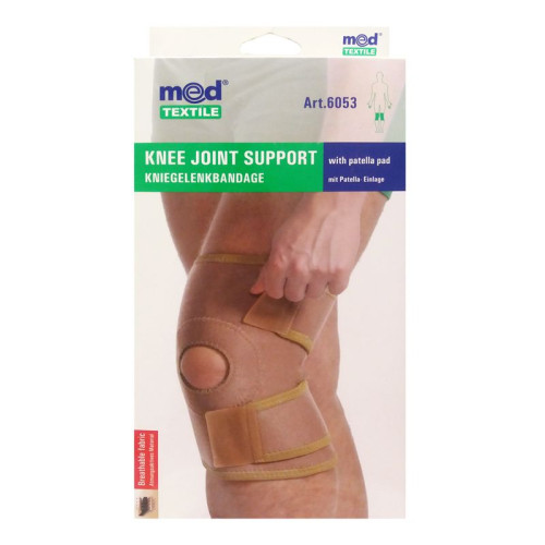 Med Textile Adjustable Knee Brace with Patella Pad 1 pc
