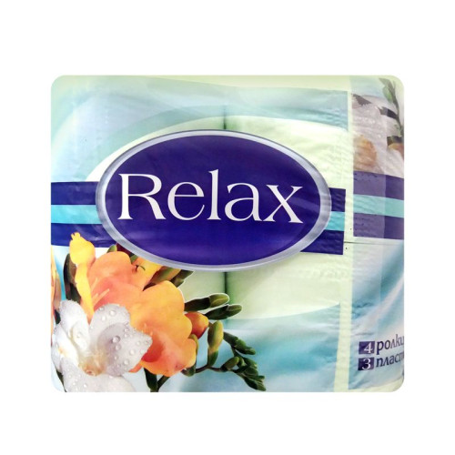 Relax Scented Toilet Paper Freesia 4 Rolls