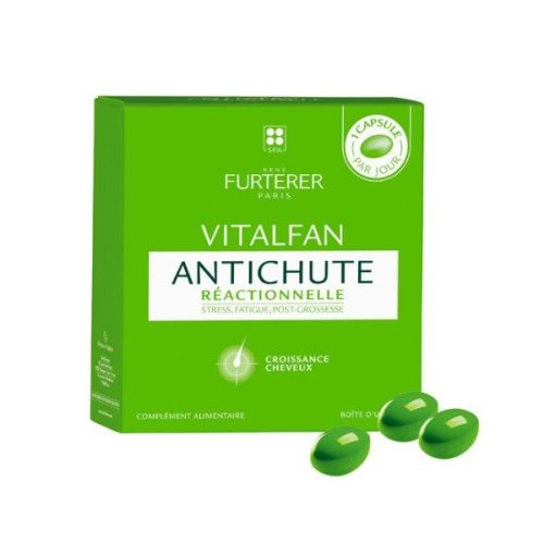 Rene Furterer Vitalfan Antichute for Reactive Hair Loss 30 Capsules