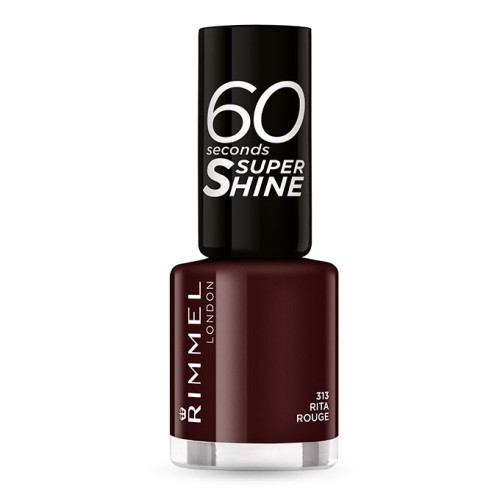 Rimmel 60 Seconds Quick-Drying Nail Polish Rita Rouge 313