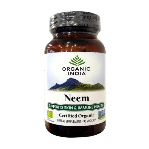 Organic India Neem for Immunity and Skin Health 90 Capsules