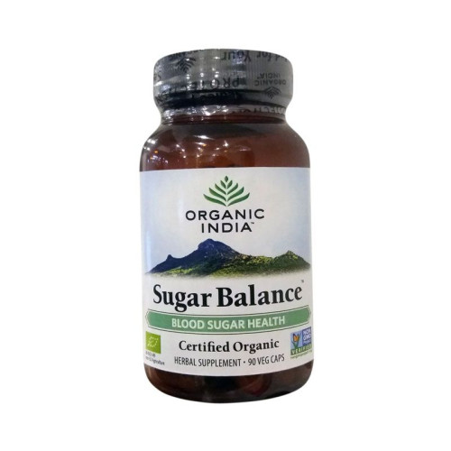 Organic India Sugar Balance for Diabetes 90 Capsules